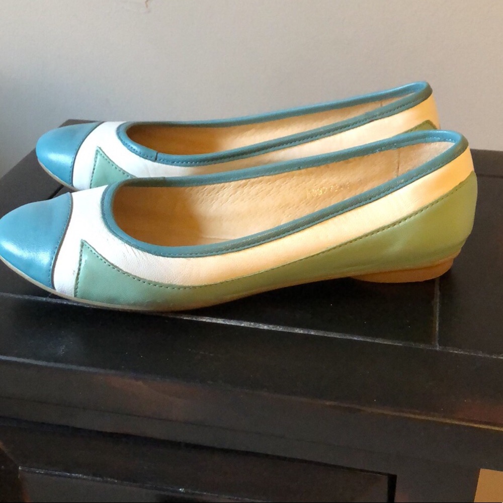 Blue summer flats